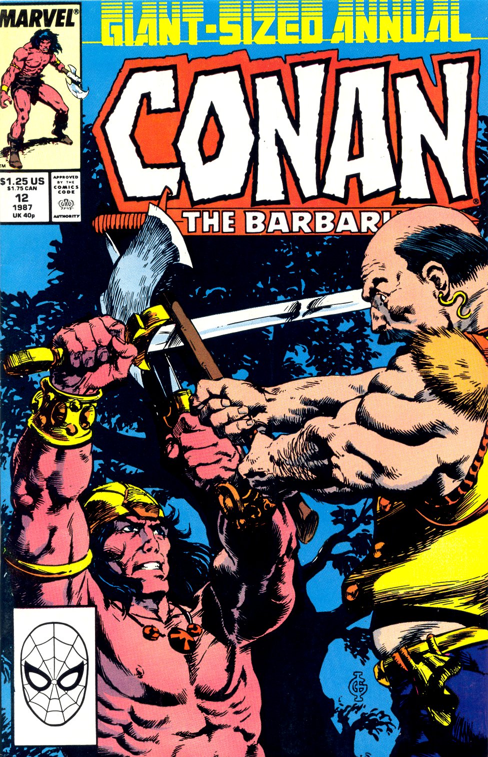 Read online Conan the Barbarian (1970) comic -  Issue # Annual 12 - 1