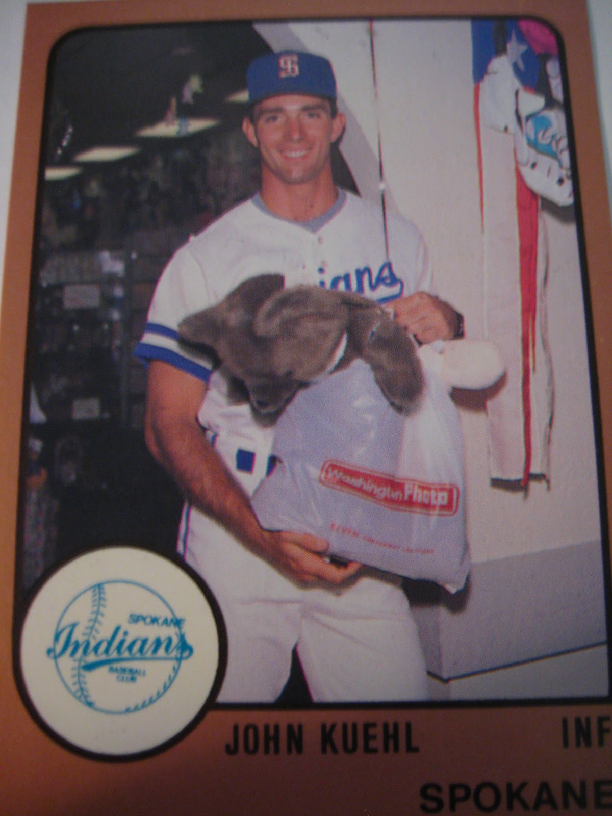 Baseball Cards Come to Life! 1988 Spokane Indians at the Mall John Kuehl