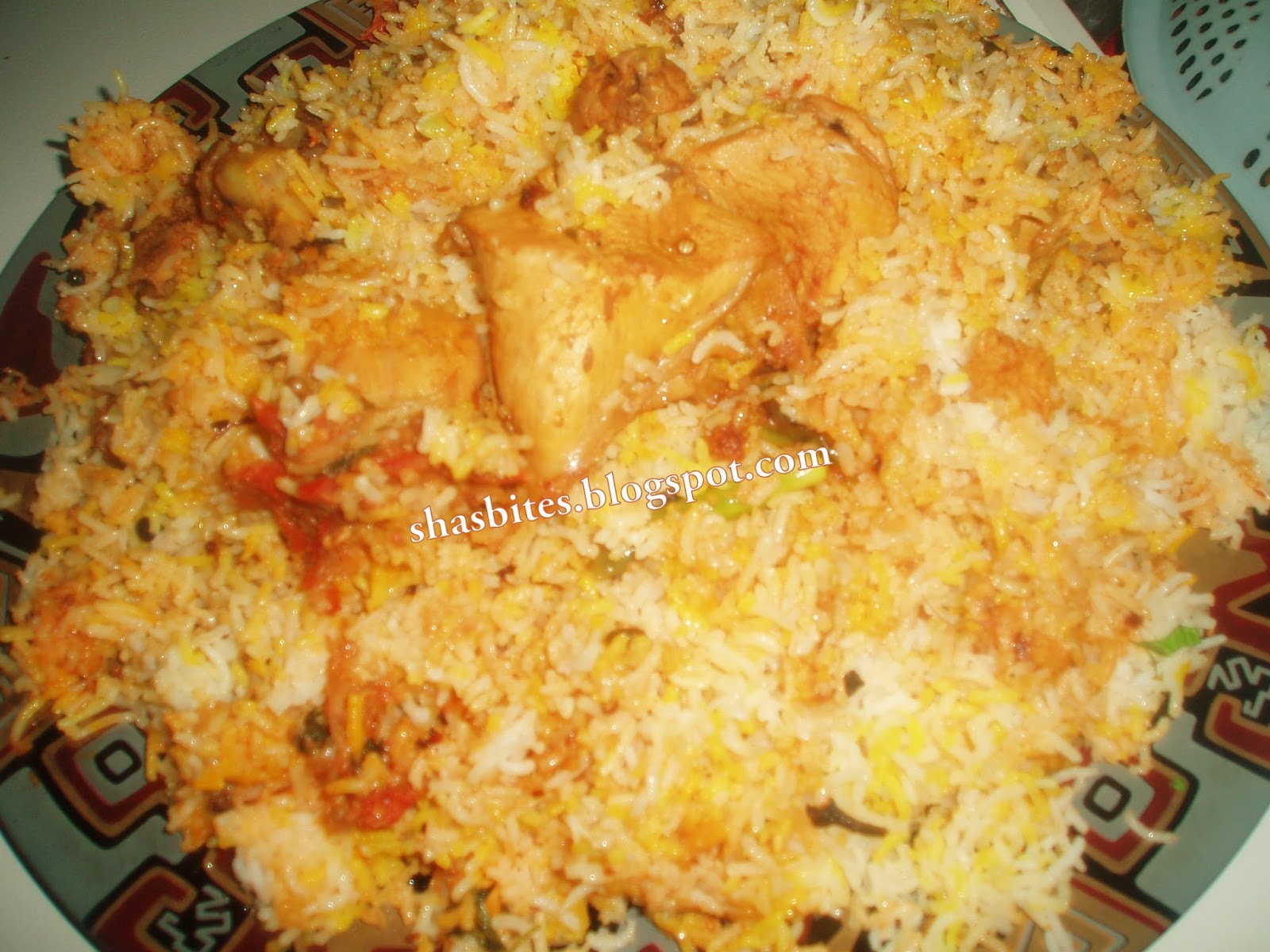 Shas 's delicious Bytes Chicken Biryani