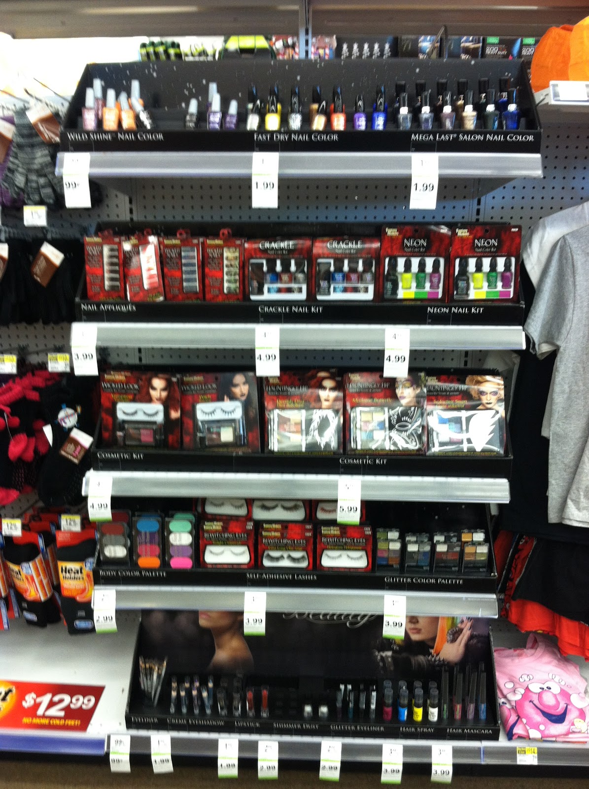 Spotted at Walgreens A new Wet 'n Wild Halloween Display? New Polishes