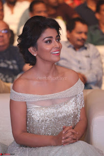 Shriya Saran in Stunning White Off Shoulder Gown at Nakshatram music launch ~  Exclusive (2)