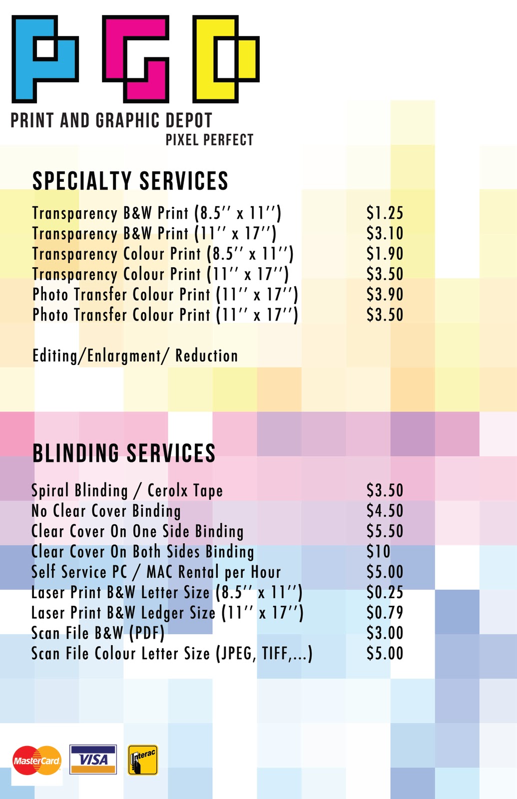 Avarie's Interlude Typography Final Print and Graphic Depot Store ReDesign