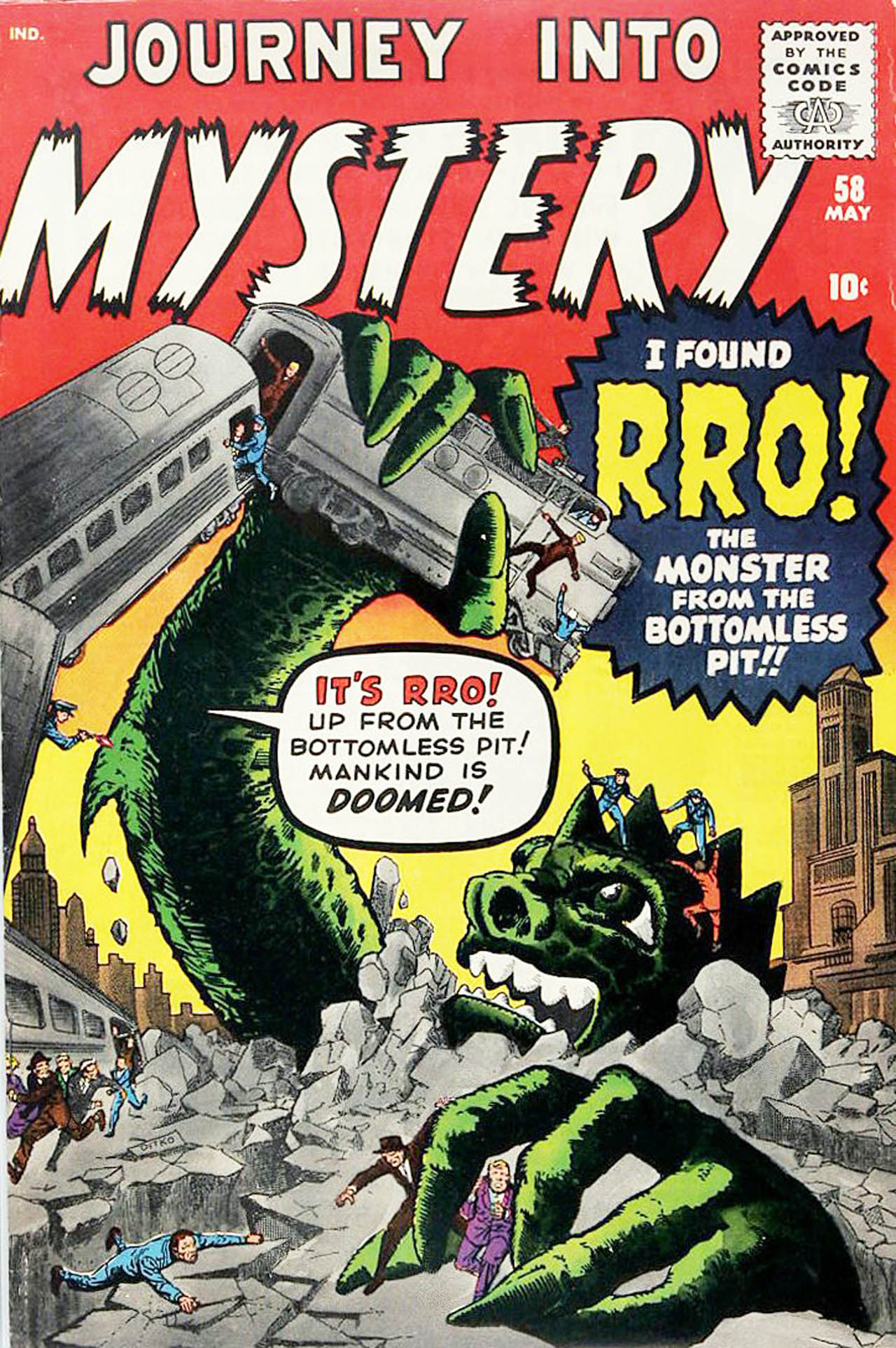 Read online Journey Into Mystery (1952) comic -  Issue #58 - 1