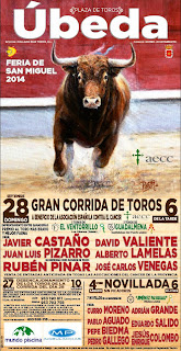 Úbeda - Feria 2014 - Cartel Taurino