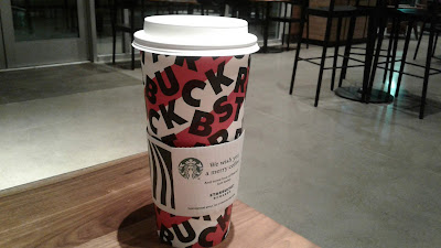 Starbucks Venti Matcha Green Tea Latte holiday cup Starbucks Venti Matcha Green Tea Latte holiday cup
