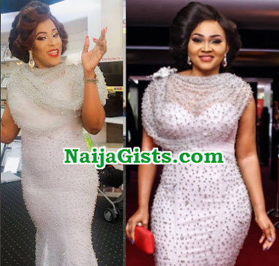 mercy aigbe fan amvca dress