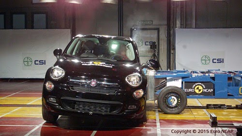 Fiat 500X Euro NCAP Side Crash Test