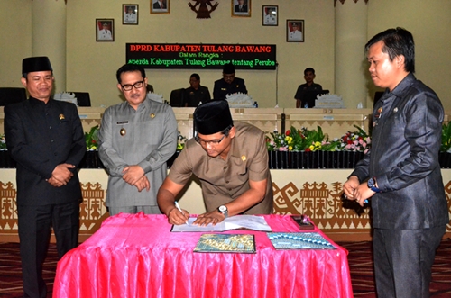 Melalui APBDP, DPRD Tulang Bawang Gunakan Sistem Kerja Cepat