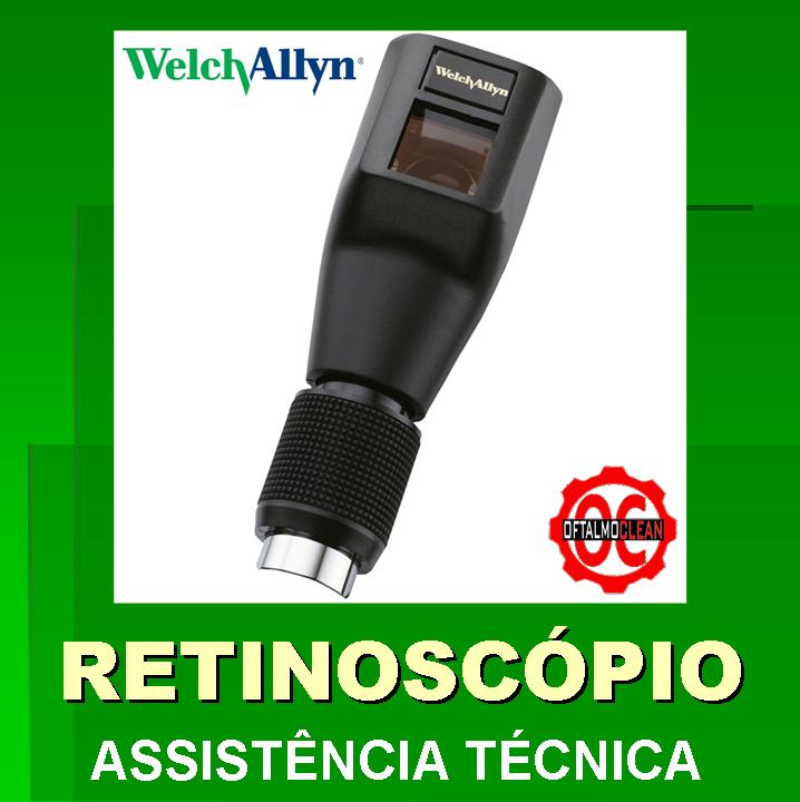 Oftalmoclean Assistência técnica especializada Retinoscópio Welch