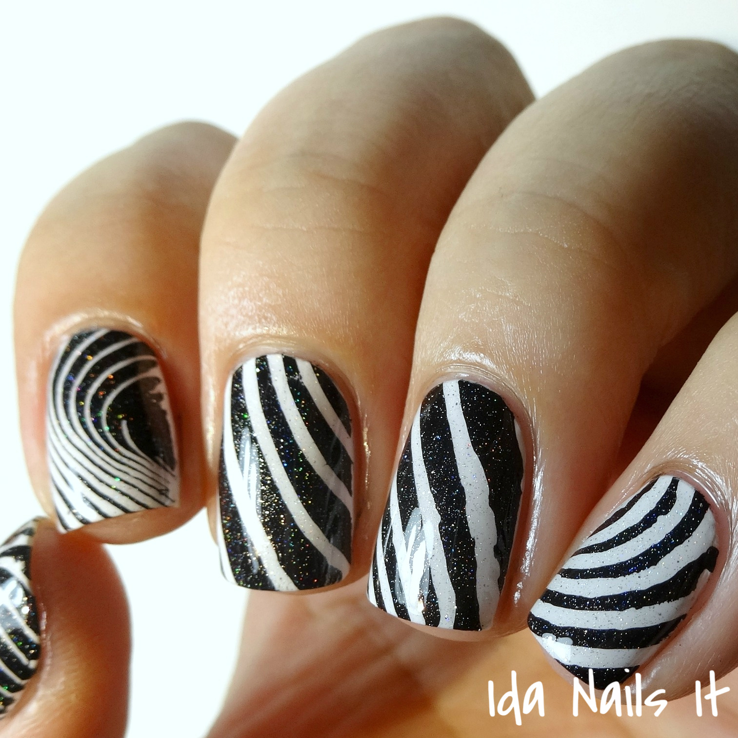 Ida Nails It Paint All The Nails Presents Monochrome
