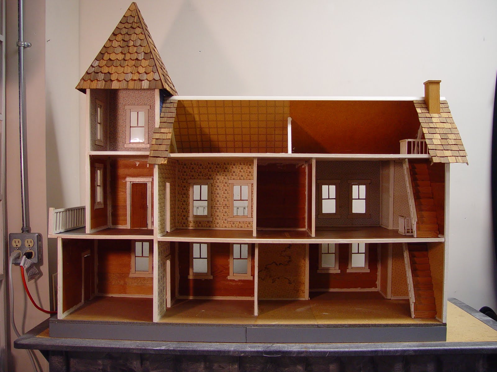 Dollhouse Renovations Smiley House Exterior "Before Pictures"