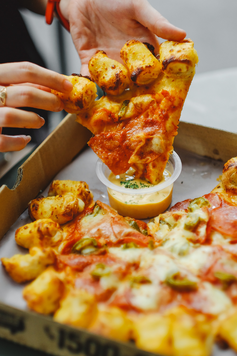 DOUBLE CHEESY BITES PEPPERONI JALAPENO BY PHD INDONESIA eatandtreats Indonesian Food and