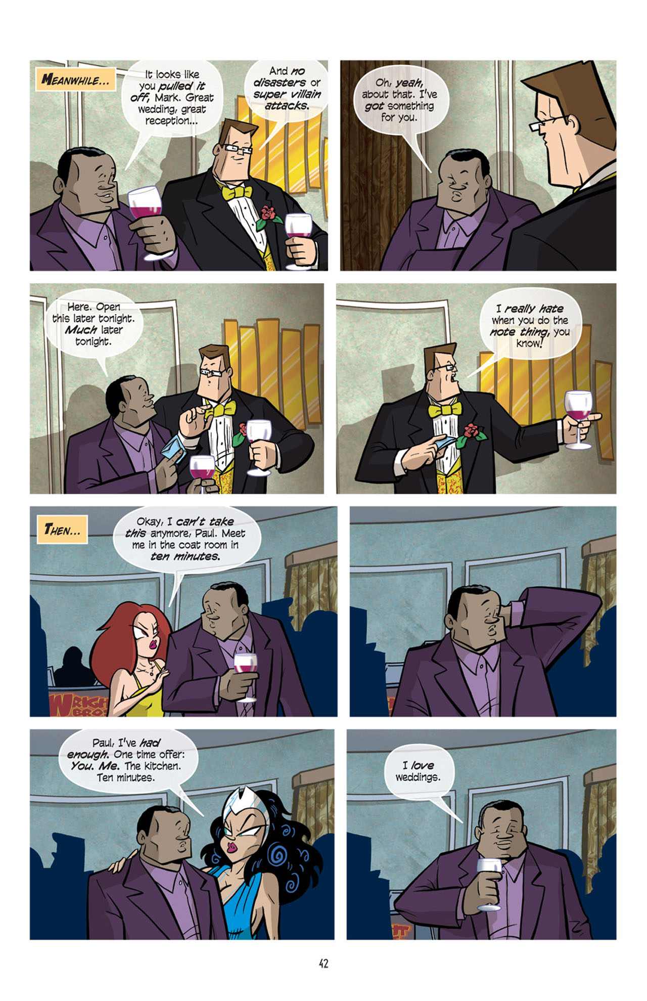 Read online Love and Capes comic -  Issue #12 - 44