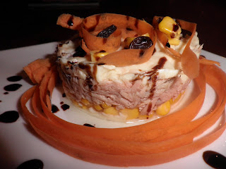  PASTEL FRÍO DE ATÚN, MAIZ Y QUESO 