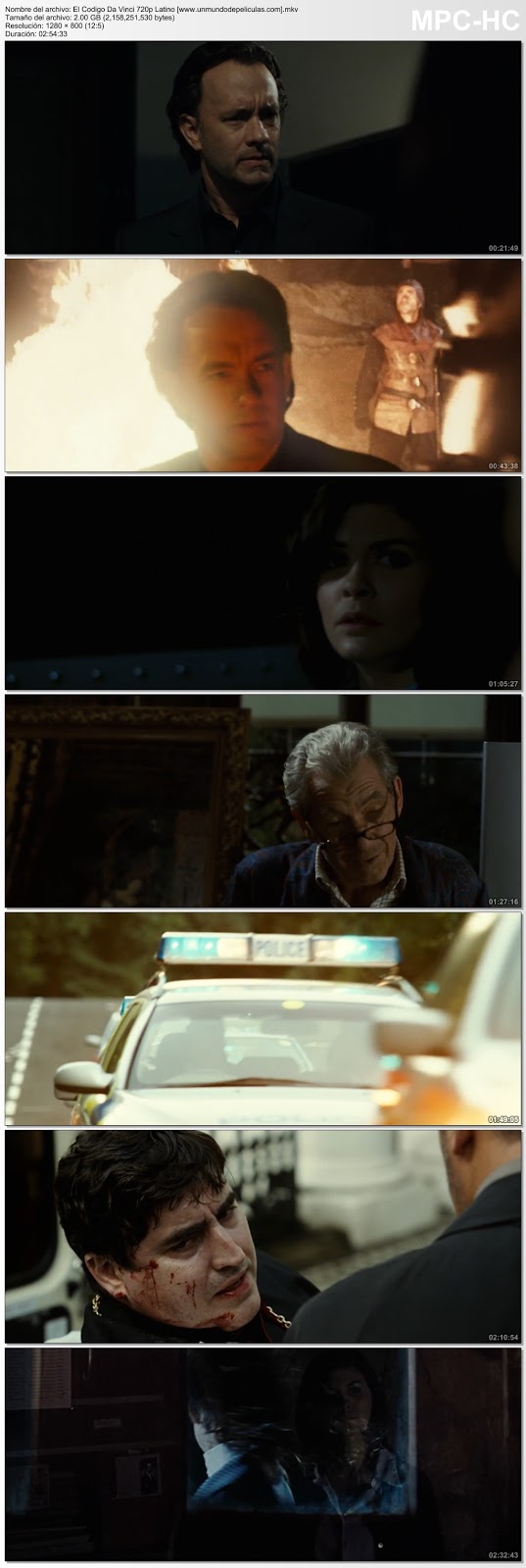 Capturas de la película.