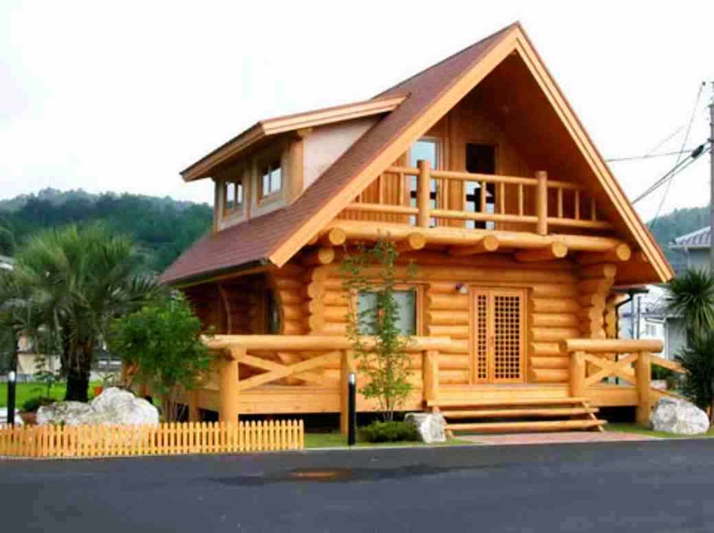 20 Contoh rumah kayu Contoh Rumah Minimalis