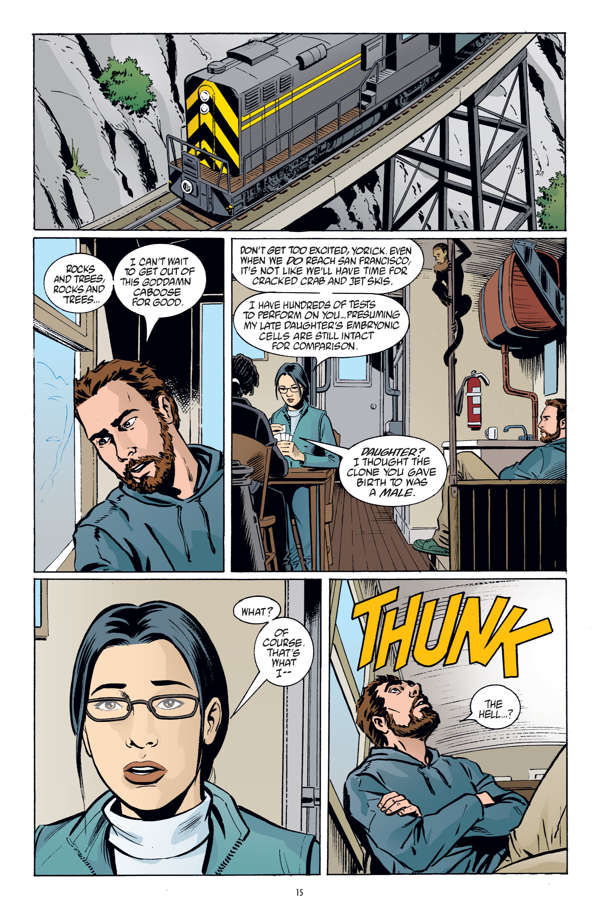 Read online Y: The Last Man (2002) comic -  Issue # _TPB 3 - 15