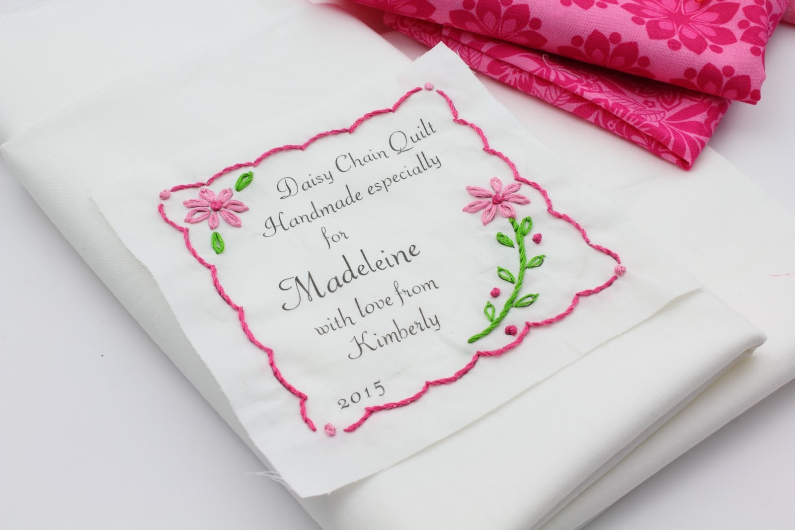 Quilt Label Embroidery Designs
