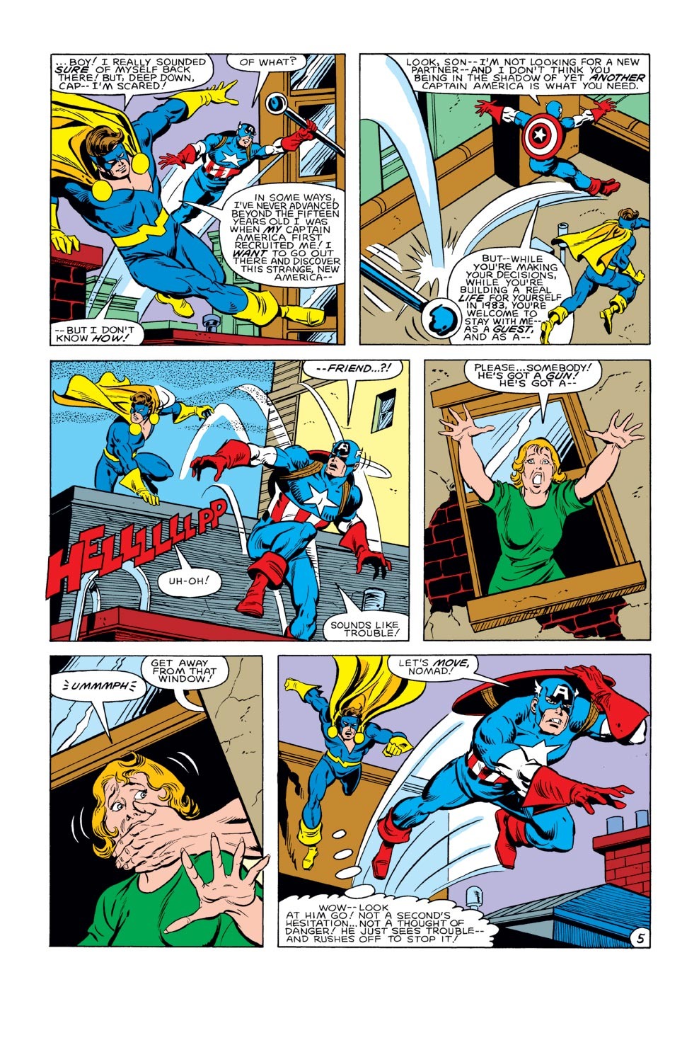 Read online Captain America (1968) comic -  Issue #284 - 6