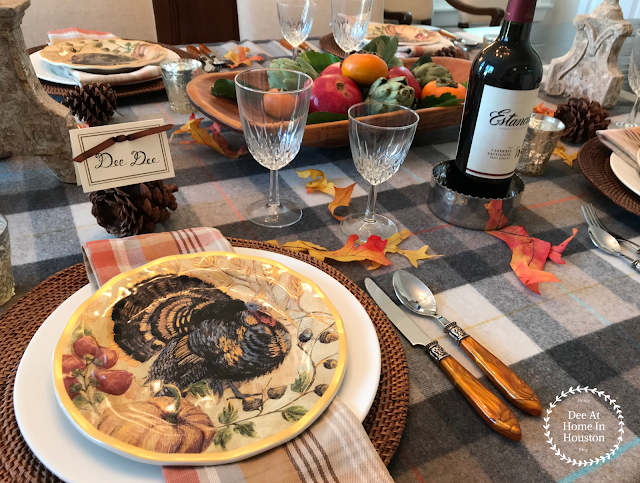 Dee At Home In Houston: Beautiful And Easy Thanksgiving Table Centerpiece