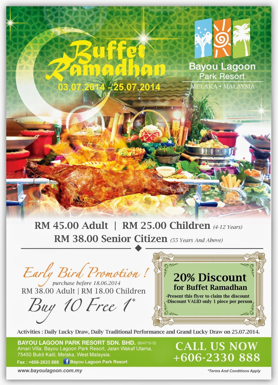 Early Bird Voucher Promotion For Ramadhan Buffet