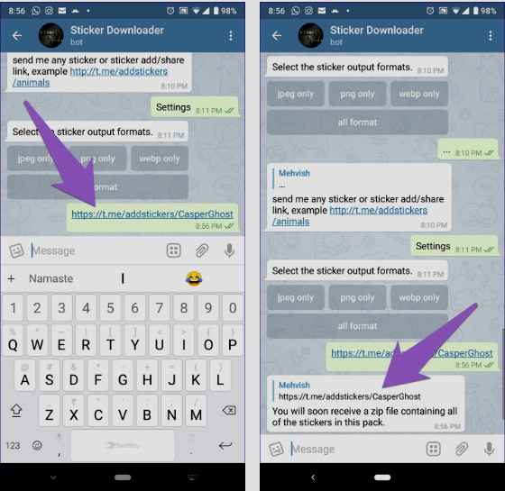 كيفية استخدام ملصقات تطبيق تيليجرام في الواتساب كيفية استخدام ملصقات تطبيق تيليجرام في الواتساب