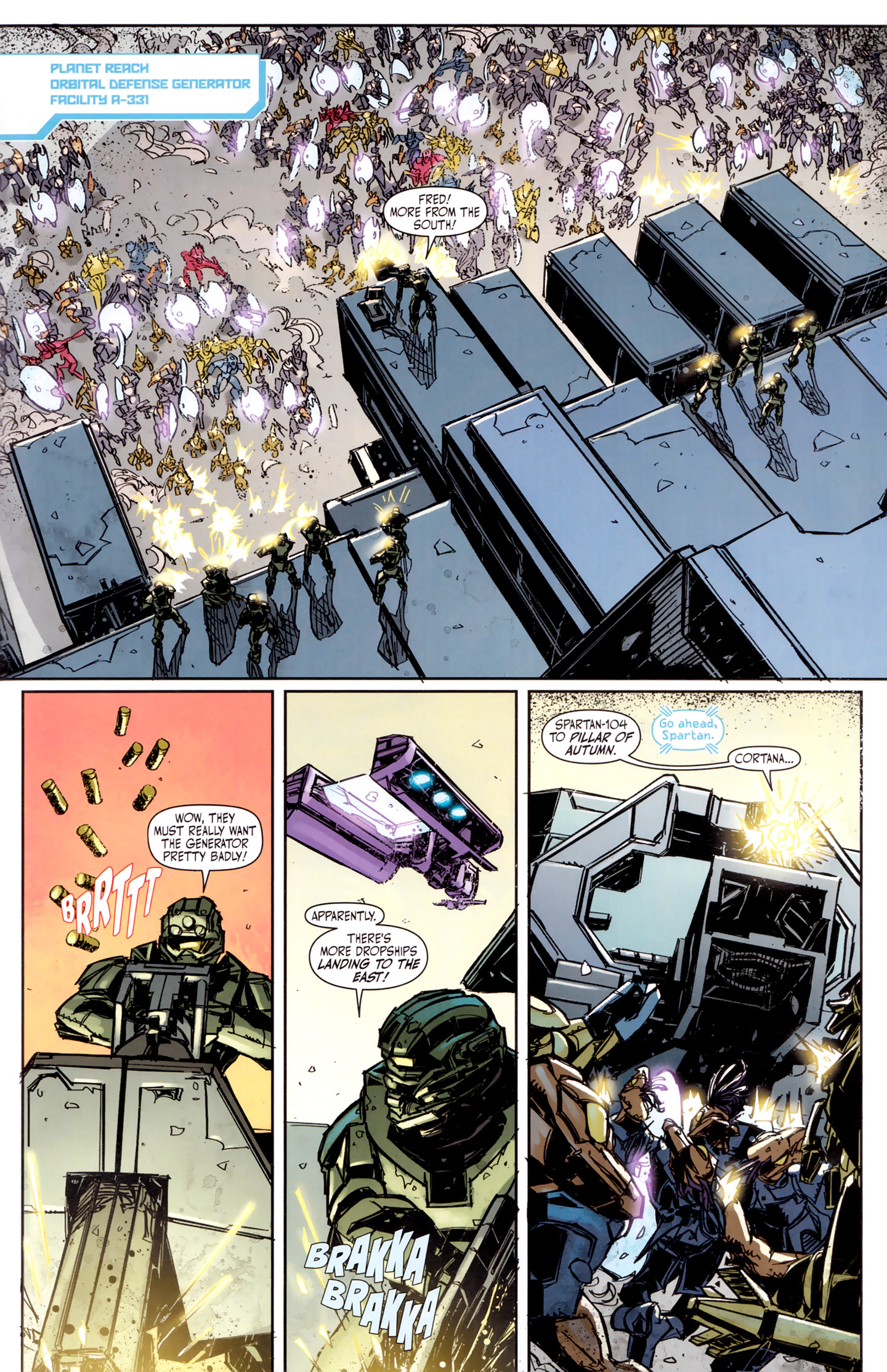 Read online Halo: Fall Of Reach - Invasion comic -  Issue #3 - 27