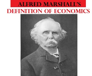 Alfred Marshall's definition of economics
