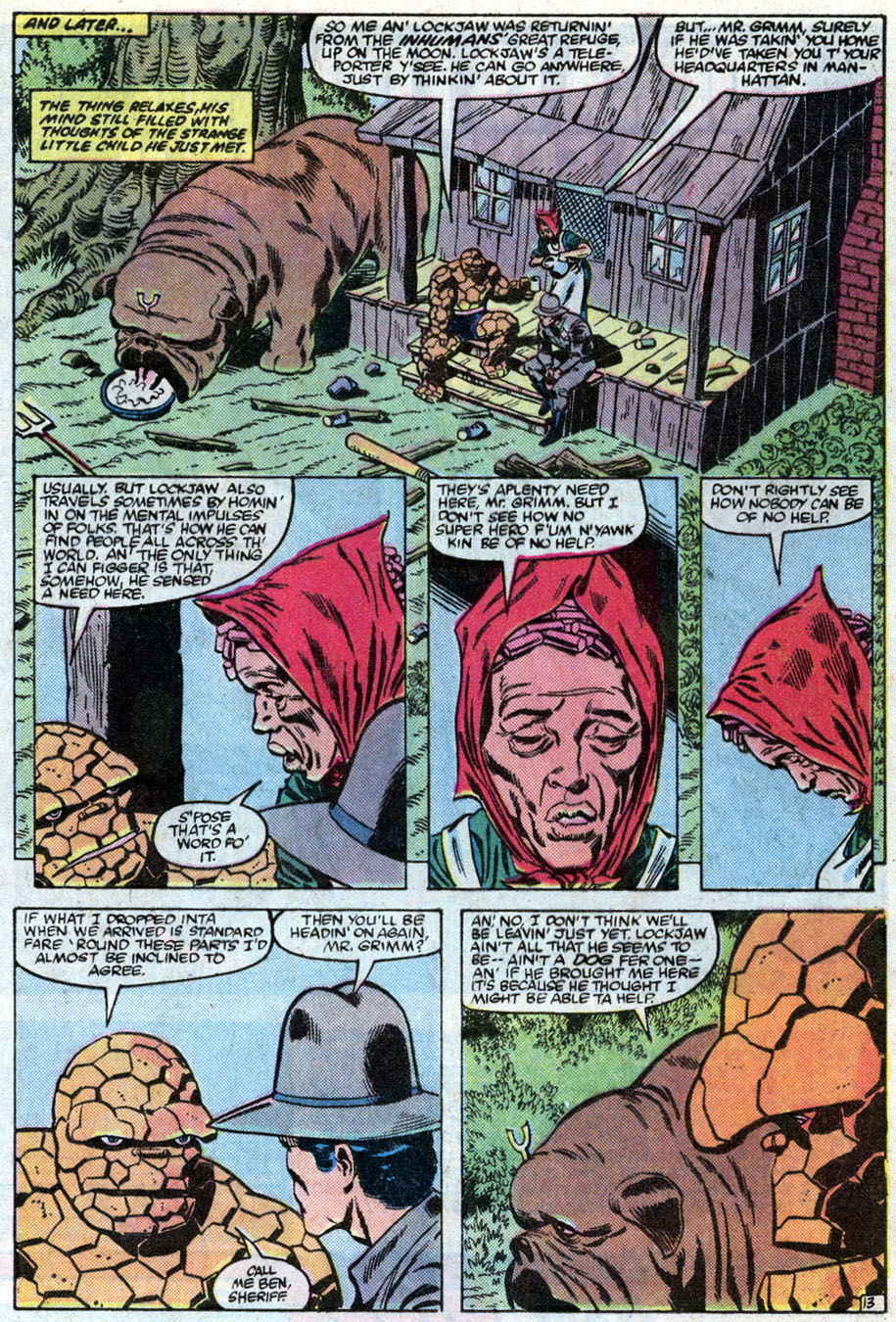 Read online The Thing comic -  Issue #4 - 14