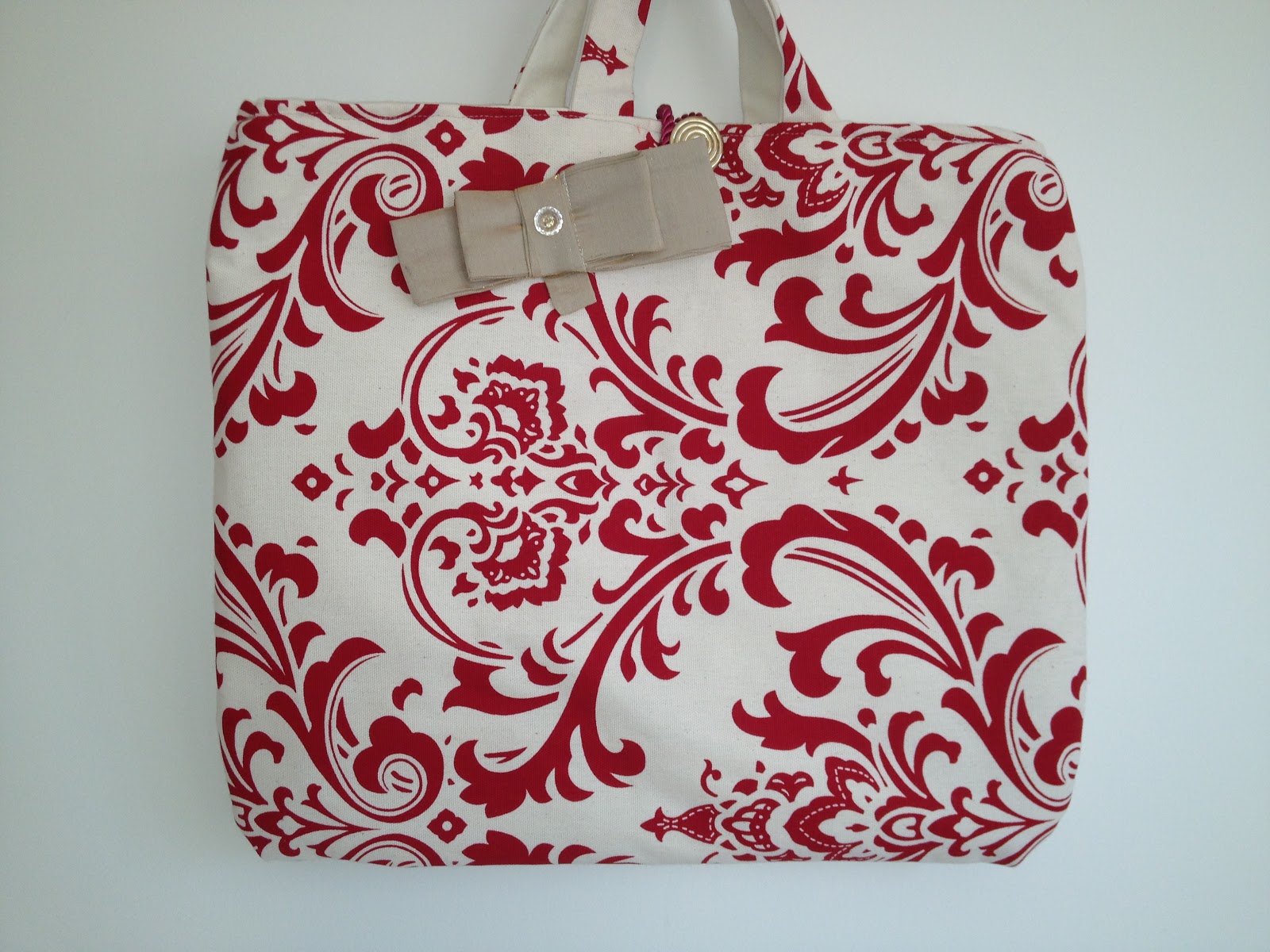 Moda Girls Couture Free Handmade canvas bag.