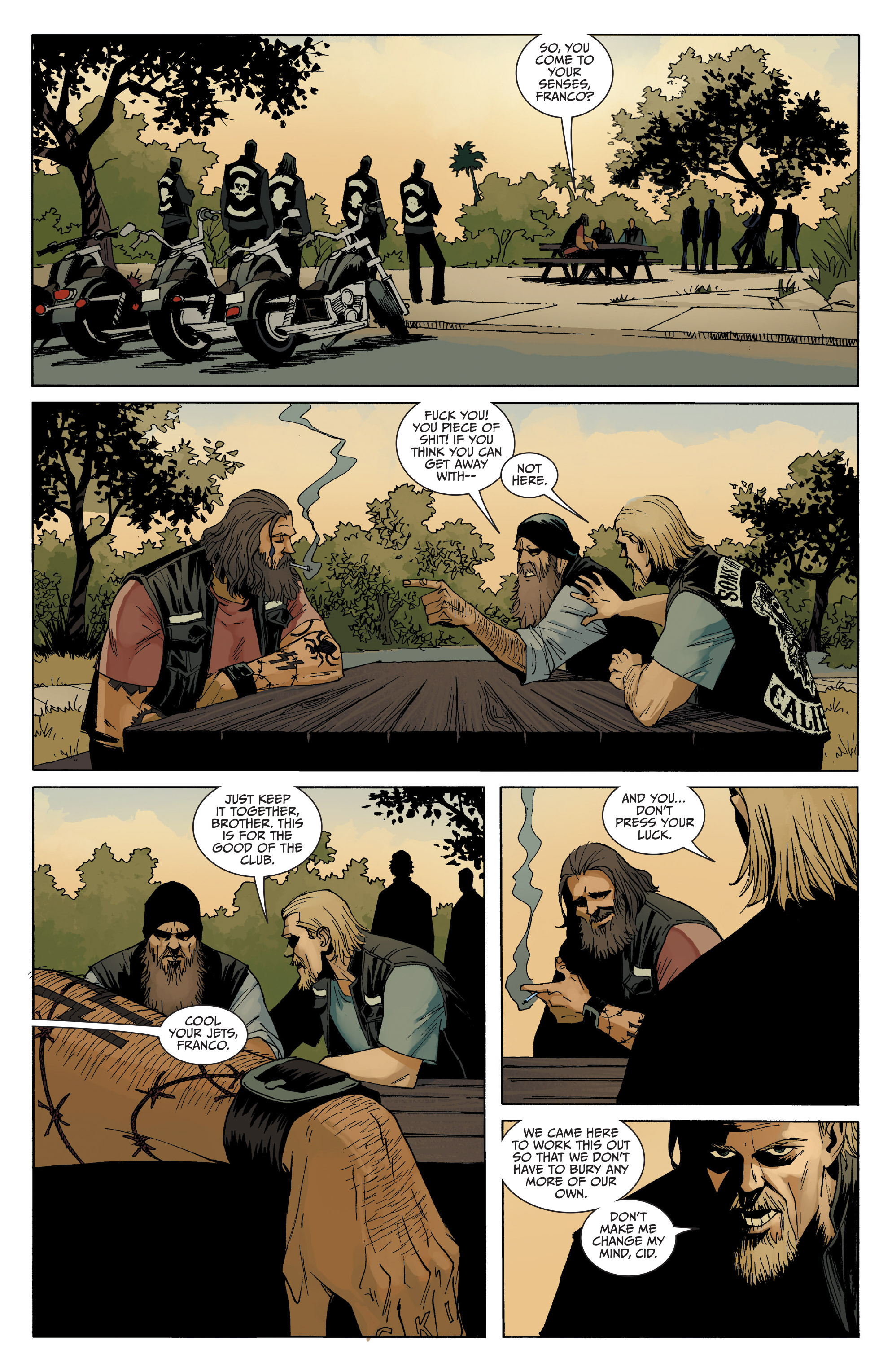 Read online Sons of Anarchy comic -  Issue #12 - 12