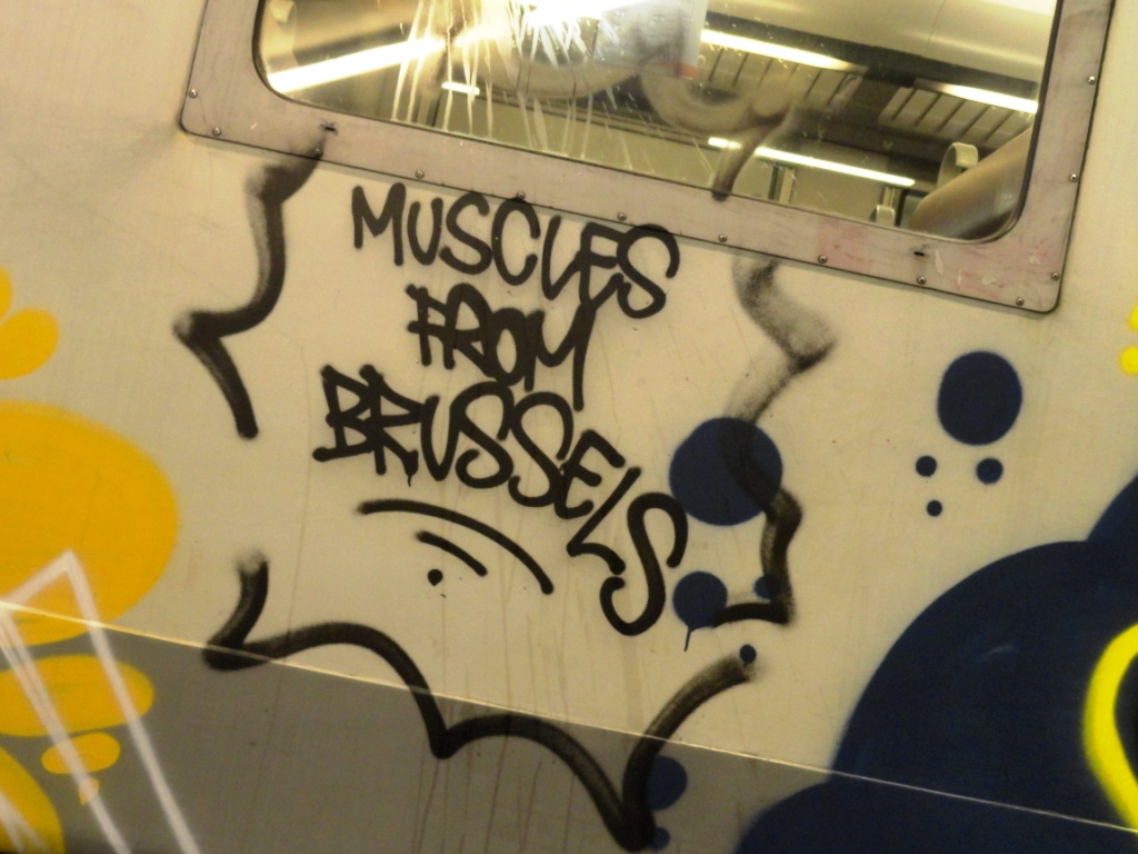 MUSCLES FROM BRUSSELS Art on Train