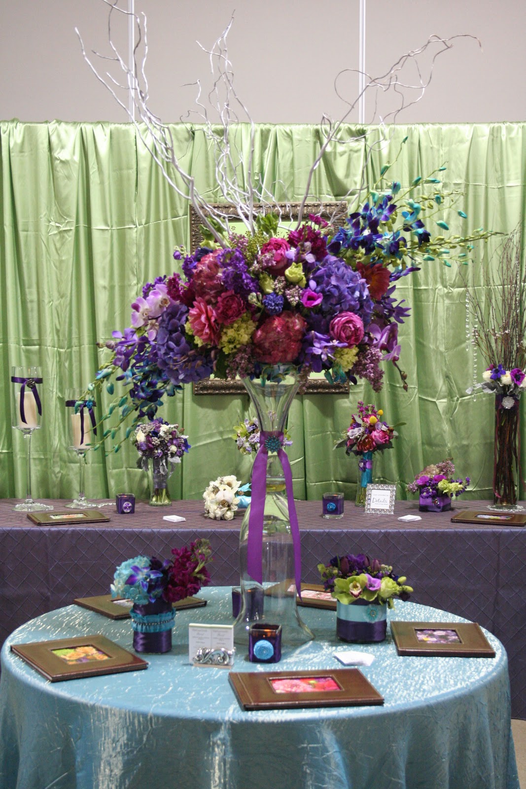 Unforgettable Floral: Spring Bridal Fair- Bright colors of purple ...