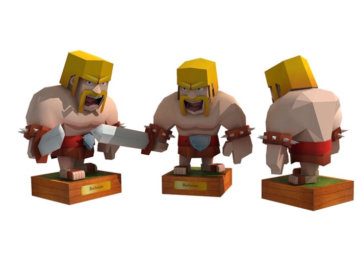 Title: Barbarian - Clash of Clans.