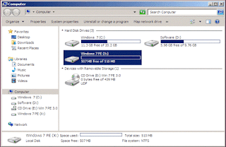 My Computer Windows 7 PE