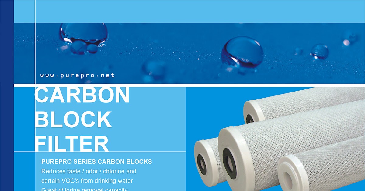 PurePro® USA Block Carbon Filter