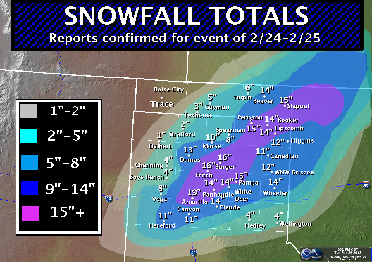CapitalClimate Blizzard Threatens Texas AllTime Snowfall Records