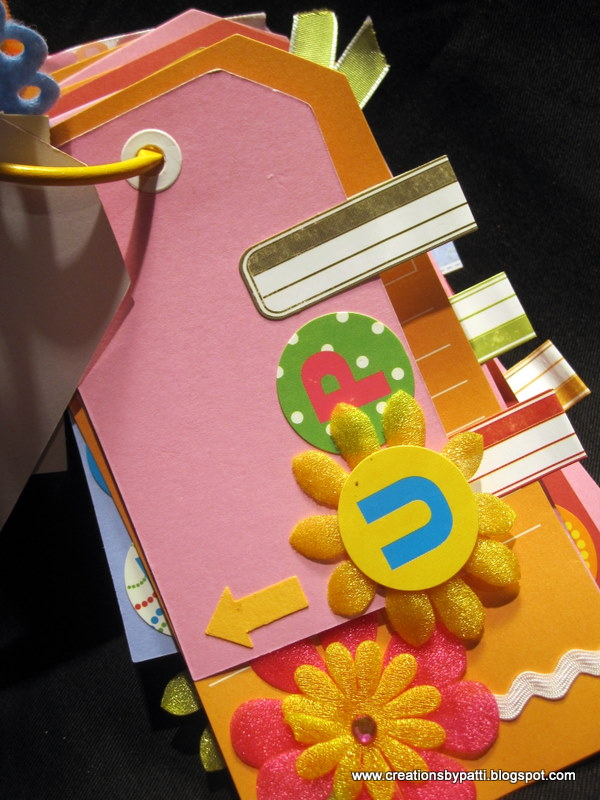 Creations by Patti Tag Book from Pleasanton Scrapbook Expo