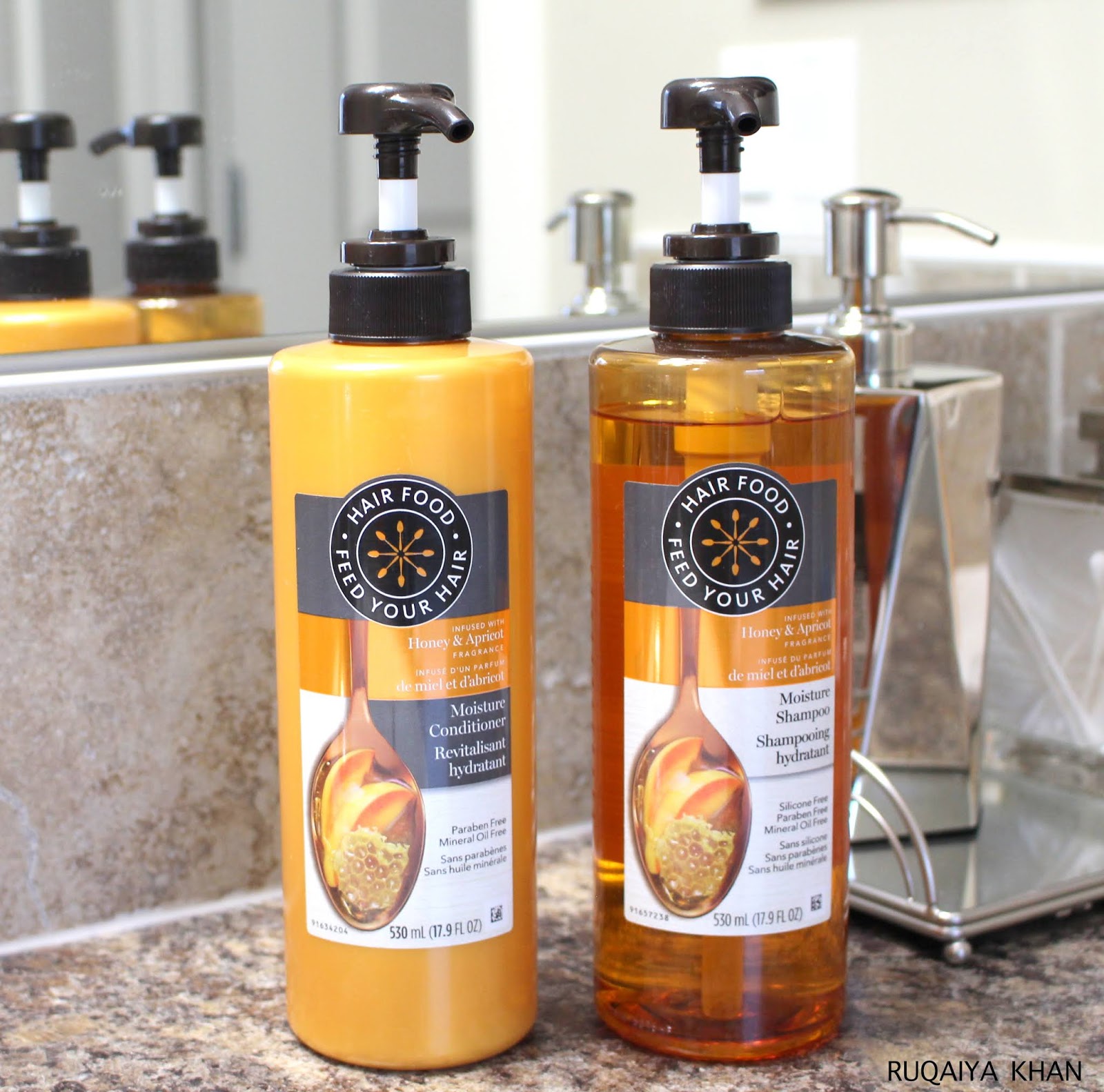 Ruqaiya Khan Hair Food Moisture Shampoo and Conditioner Review