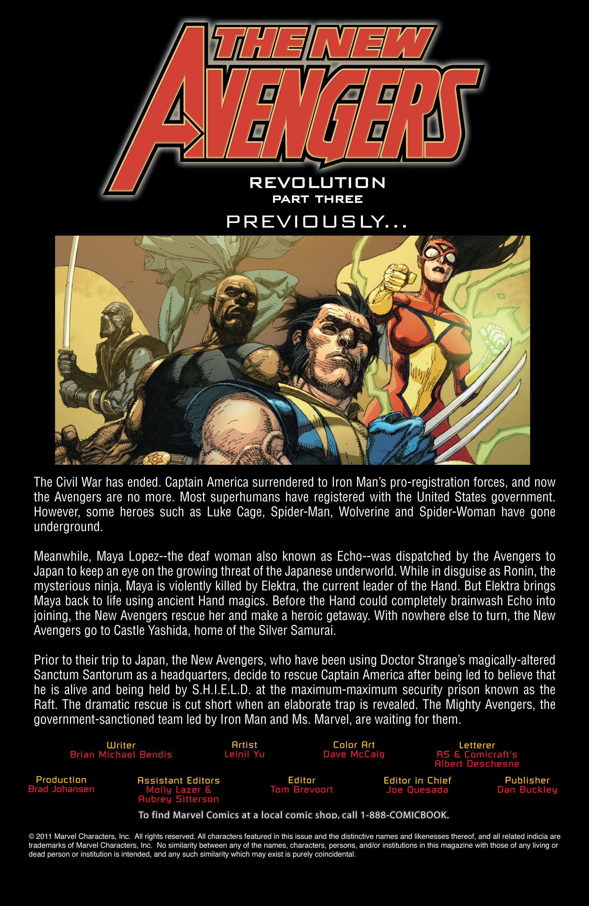Read online New Avengers (2005) comic -  Issue #29 - 2