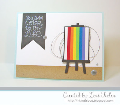 You Add Color to My Life card-designed by Lori Tecler/Inking Aloud-stamps and dies from Paper Smooches