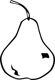 Pear coloring page 6