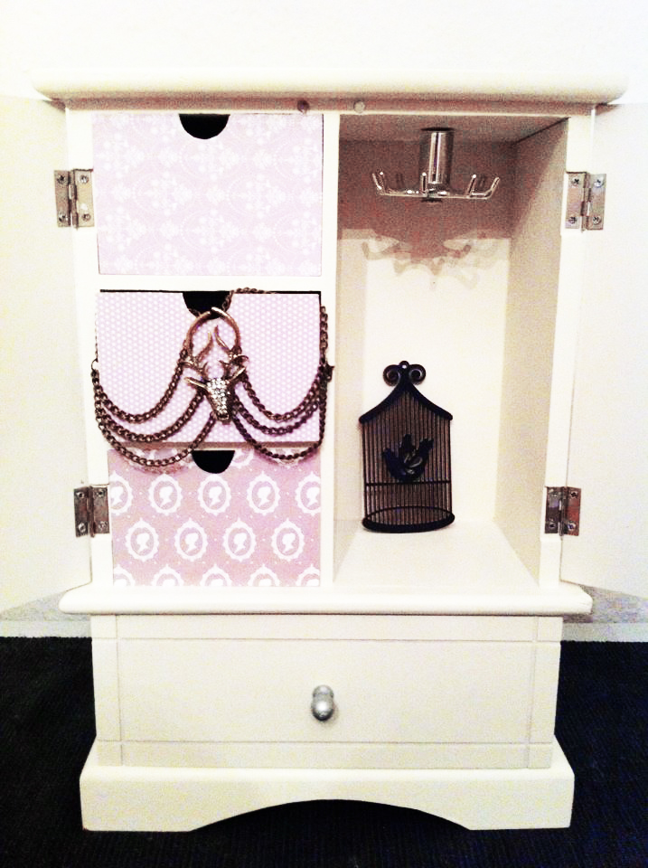 Traumfunke: DIY Make Over für meinen Schmuckschrank