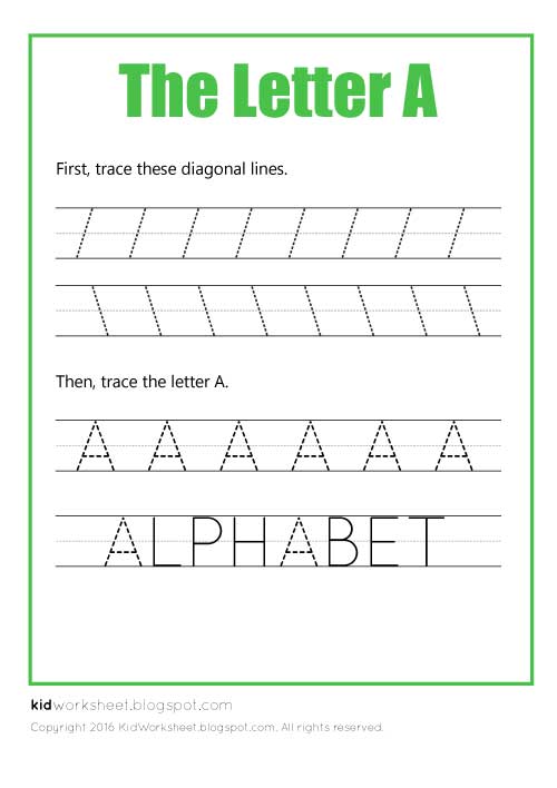 Worksheets for Kids