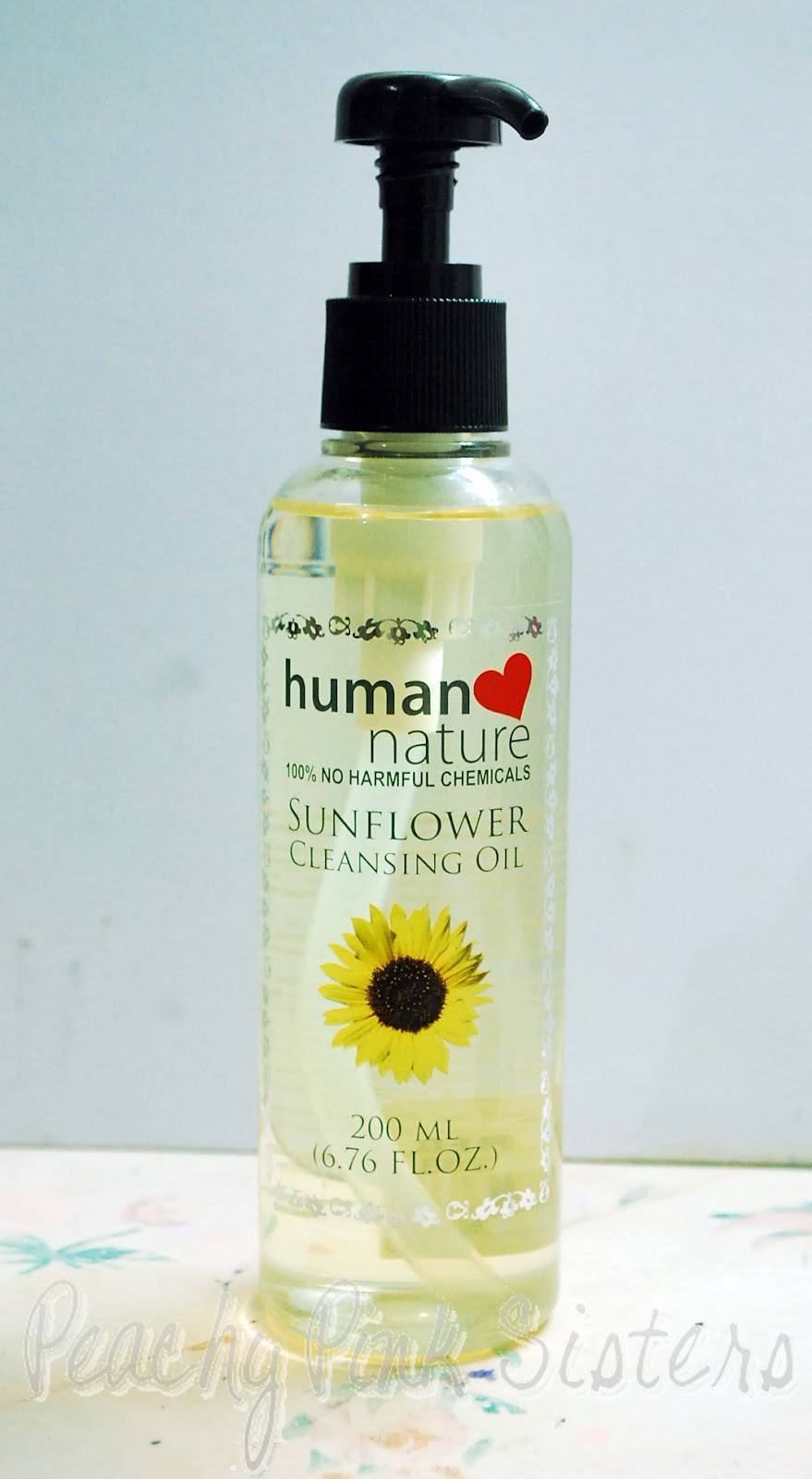 Peachy Pink Sisters Review Human Nature Sunflower Cleansing Oil