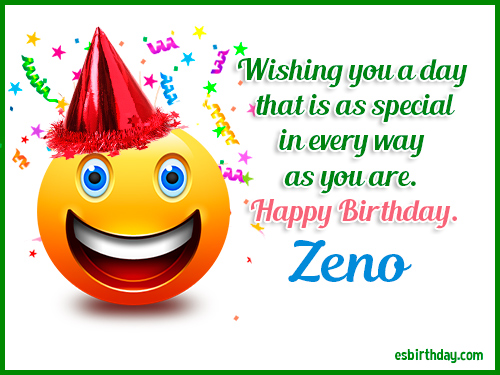 Zeno Happy birthday Zeno Happy birthday
