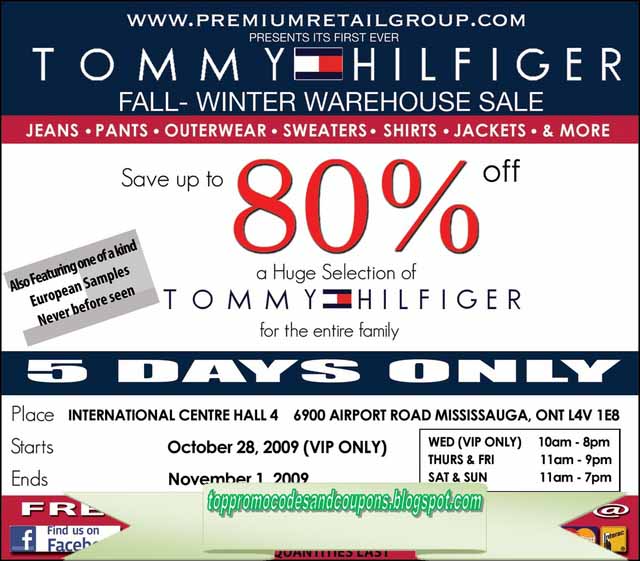 sign up for tommy hilfiger coupons