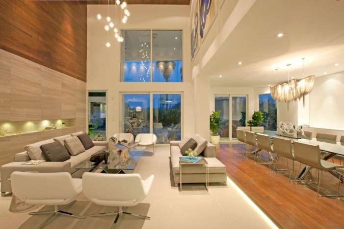 Diseño Interior de una Casa Moderna en Miami por DKOR