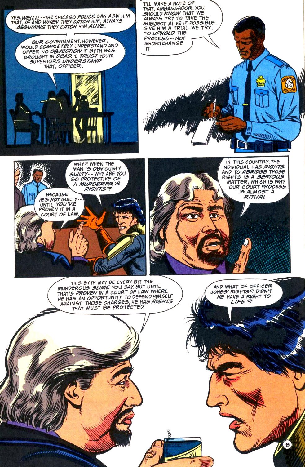 Read online Hawkworld (1990) comic -  Issue #8 - 9